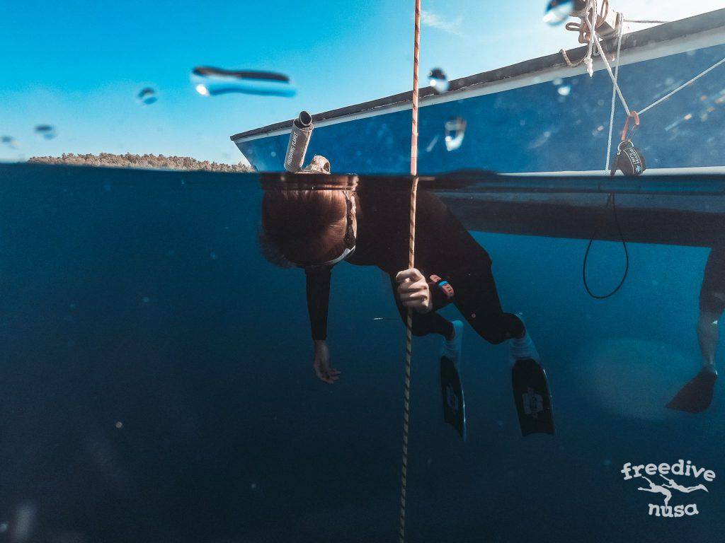 Freedive Training on the Buoy