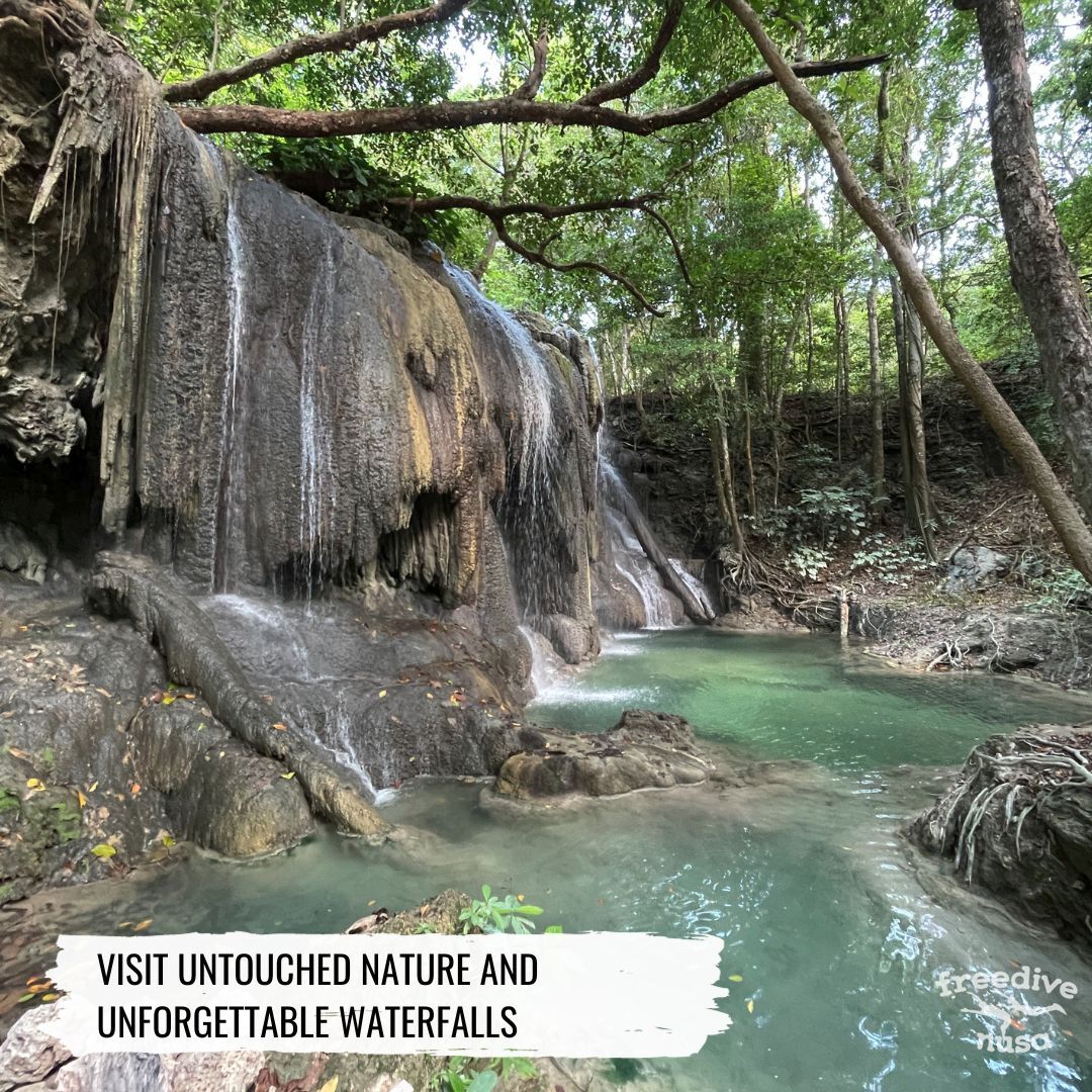 Waterfalls in Moyo Island