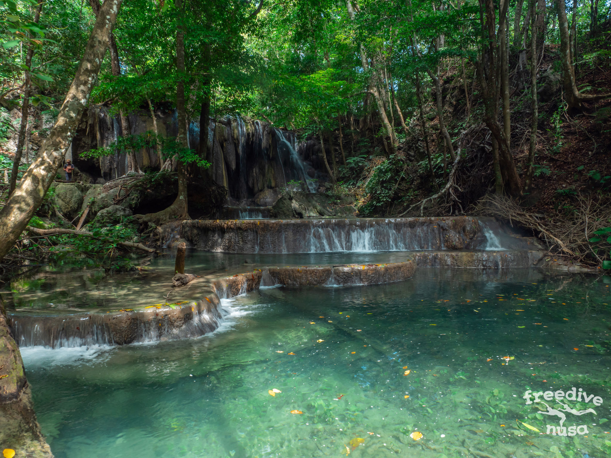 Waterfall in Moyo Island