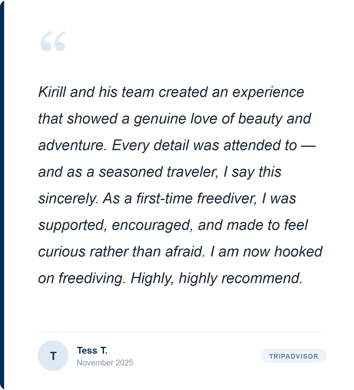Review for Wave 1 Course with Freedive Nusa Review for Wave 1 Course with Freedive Nusa